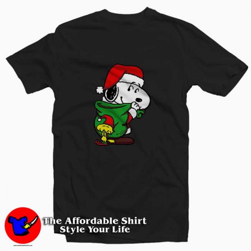 Santa SnoopTee Shirt 500x500 Santa SnoopTee Shirt