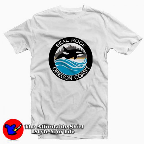 Seal Rock Oregon Coast 500x500 Seal Rock Oregon Coast Tee Shirt