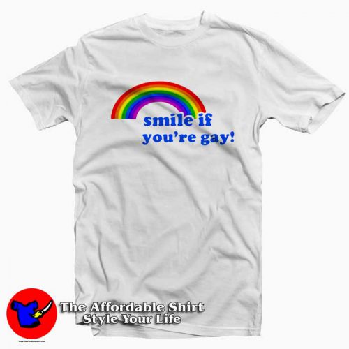 Smile If You Are Gay 500x500 Smile If You Are Gay Tee Shirt