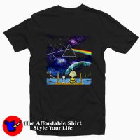 Snoopy and Charlie Brown Pink Floyd Tee Shirt