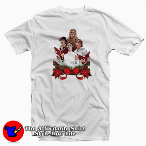 Star Wars Christmas Jedi Carols 500x500 Star Wars Christmas Jedi Carols Tee Shirt