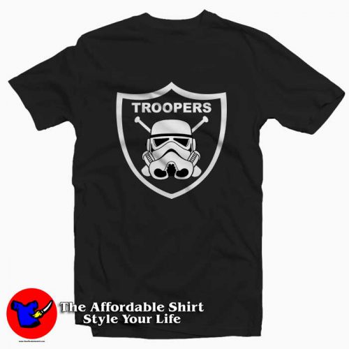 Star Wars Stormtrooper Oakland Raiders 500x500 Star Wars Stormtrooper Oakland Raiders Tee Shirt