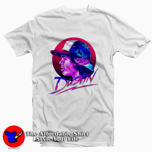 Stranger Things Dustin 500x500 Stranger Things Dustin Tee Shirt