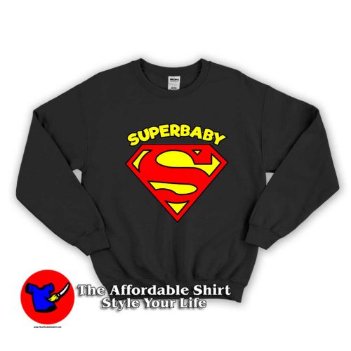 Superman And Super Baby 1 500x500 Superman & Superbaby Unisex Sweatshirt