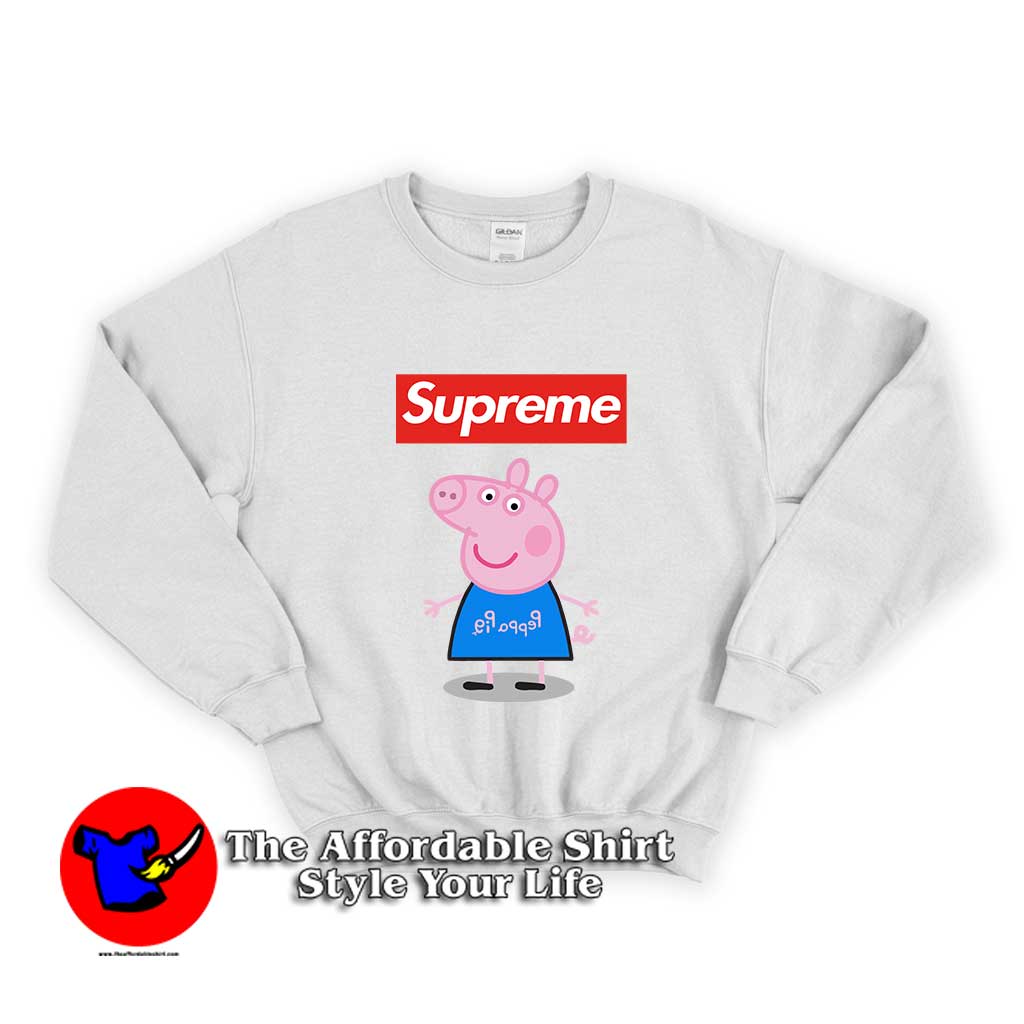 Peppa pig supreme on sale hoodie