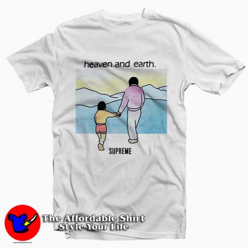 Supreme Heaven And Earth 500x500 Supreme Heaven And Earth Tee Shirt