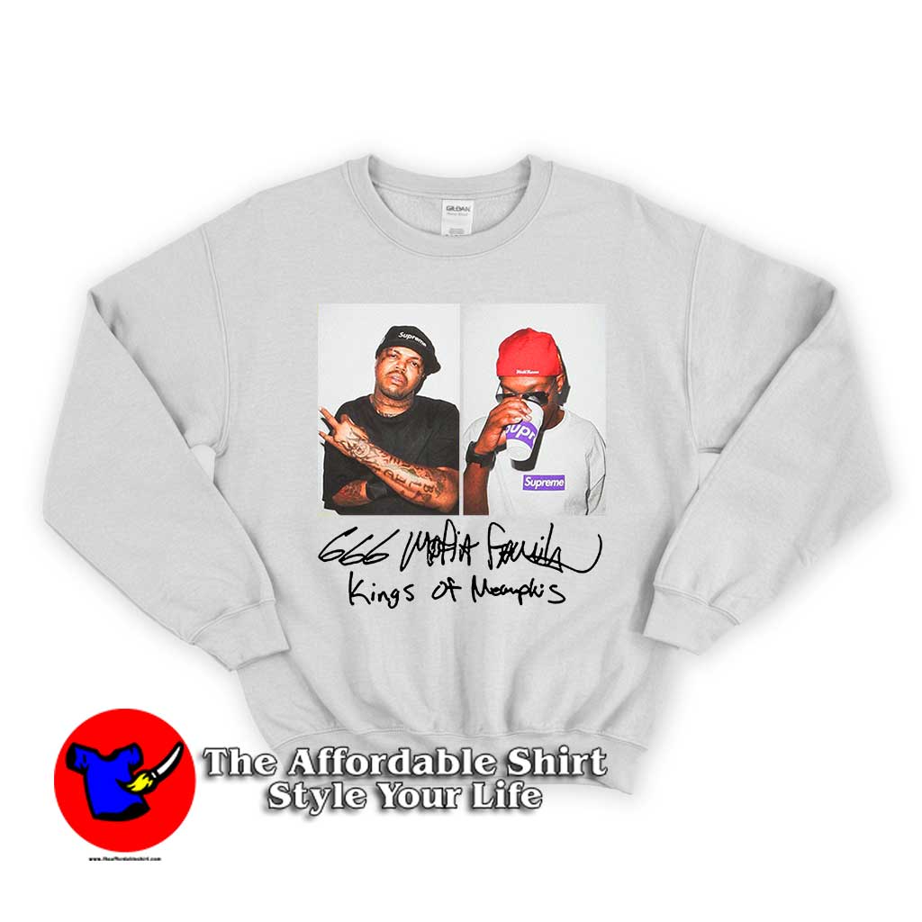 Get Buy Supreme Three Six Mafia Unisex Sweatshirt For Style Your Life