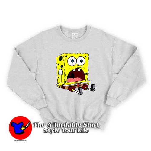 Surprised Spongebob 2 500x500 Surprised Spongebob Unisex Sweatshirt