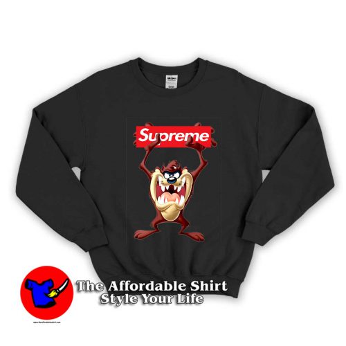 Tasmanian Devil Looney Supreme 500x500 Tasmanian Devil Looney Supreme Unisex Sweatshirt