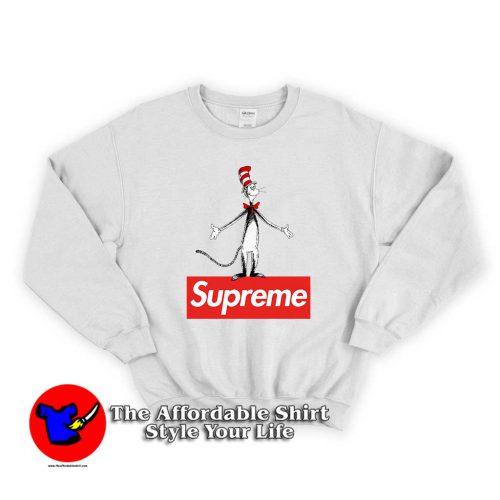 The Cat in the Hat Supreme 500x500 The Cat in the Hat Supreme Unisex Sweatshirt