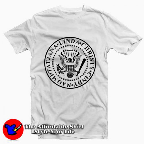 The Ramones Logo Personalized 500x500 The Ramones Logo Personalized Tee Shirt