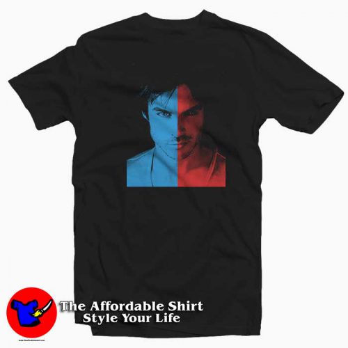 The Vampire Diaries Damon Salvatore 500x500 The Vampire Diaries Damon Salvatore Tee Shirt