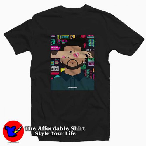 The Weeknd Kiss Land Tour 500x500 The Weeknd Kiss Land Tour Tee Shirt