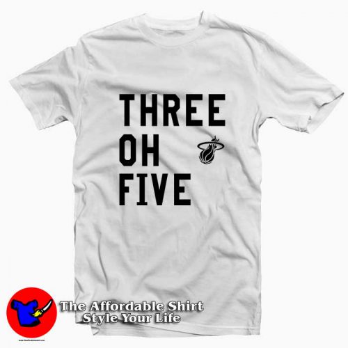 Three Oh Five Miami Heat 500x500 Three Oh Five Miami Heat Tee Shirt