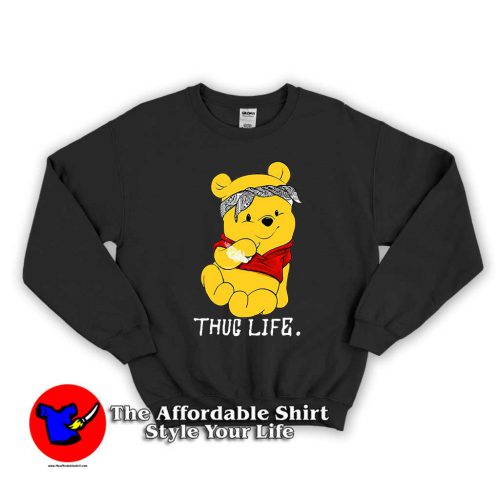 Winnie The Pooh Thug Life 1 500x500 Winnie The Pooh Thug Life Unisex Sweatshirt