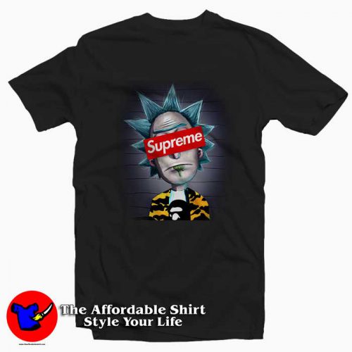 rick and morty mugshot 500x500 Rick And Morty Mugshot Tee Shirt