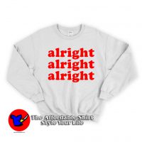 Alright Red Unisex Sweatshirt