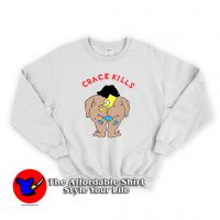 Bart Simpson Crack Kills Simpsons Unisex Sweatshirt