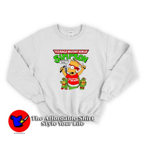 Bart Simpson Mutant Ninja Turtles Unisex Sweatshirt 500x500 Bart Simpson Mutant Ninja Turtles Unisex Sweatshirt