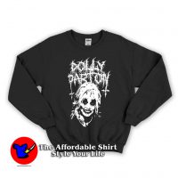 Dolly Parton Black Metal Unisex Sweatshirt