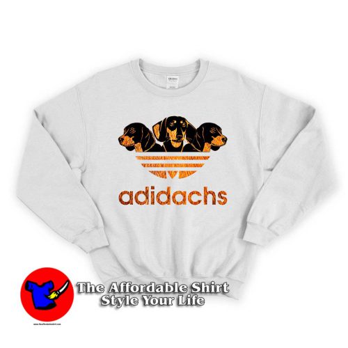 Funny Adidachshund 500x500 Adidachshund Parody Unisex Sweatshirt