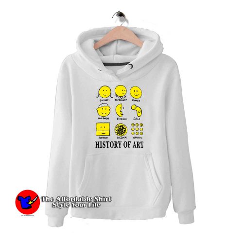 History of Art Smiley Face 500x500 History of Art Smiley Face Hoodie Cheap