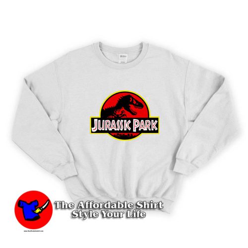 Jurassic Park 500x500 Jurassic Park Logo Unisex Sweatshirt