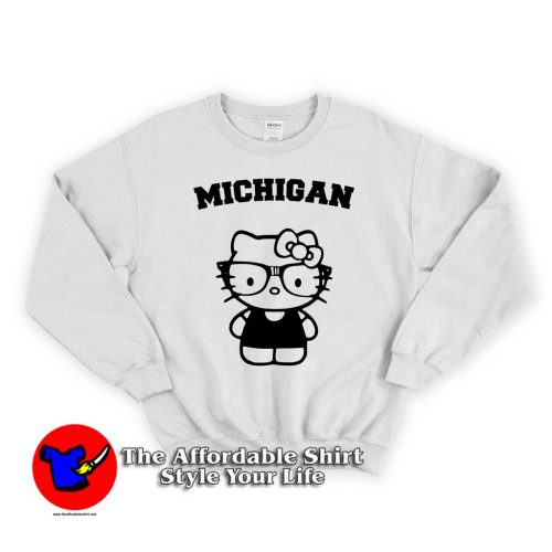 Michigan Hello Kitty Unisex Sweatshirt 500x500 Michigan Hello Kitty Unisex Sweatshirt