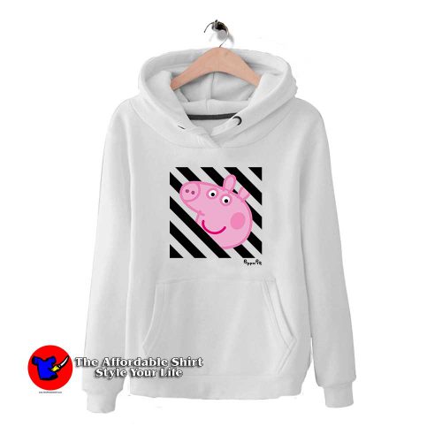 Peppa Pig OFF White Hoodie 500x500 Peppa Pig OFF White Hoodie