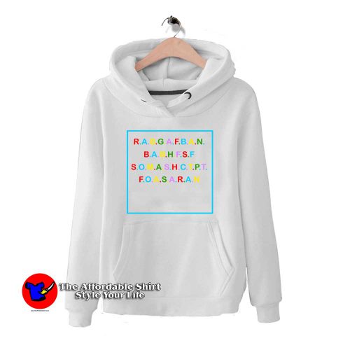 Pride Rainbow Alfabet 500x500 Pride Rainbow Alfabet Hoodie