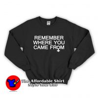 Feminist Unisex Sweatshirt Remember Where You Came From