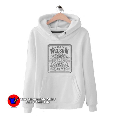 Retro Shotgun Willie Nelson 500x500 Retro Shotgun Willie Nelson Hoodie