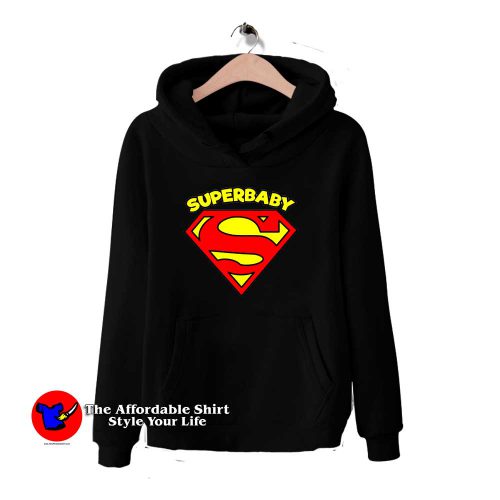 SUPERMAN SUPERBABY 500x500 Super Baby Funny Hoodie Cheap