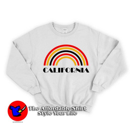 california rainbow 500x500 California Rainbow Unisex Sweatshirt