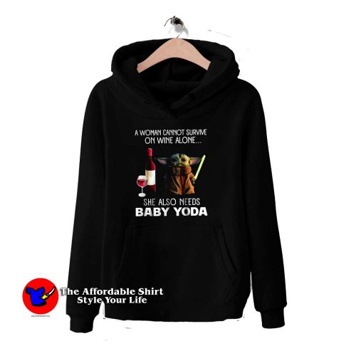 A Woman Cannot Survive Baby Yoda Hoodie 500x500 A Woman Cannot Survive Baby Yoda Hoodie