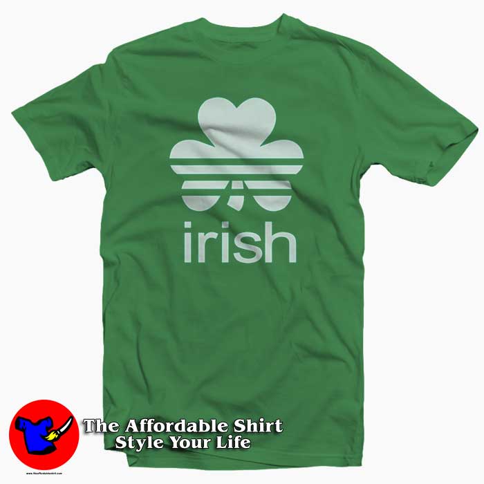 Verkleuren mijn isolatie Get Buy Adidas x Irish Shamrock St Patrick's T-Shirt - On Sale