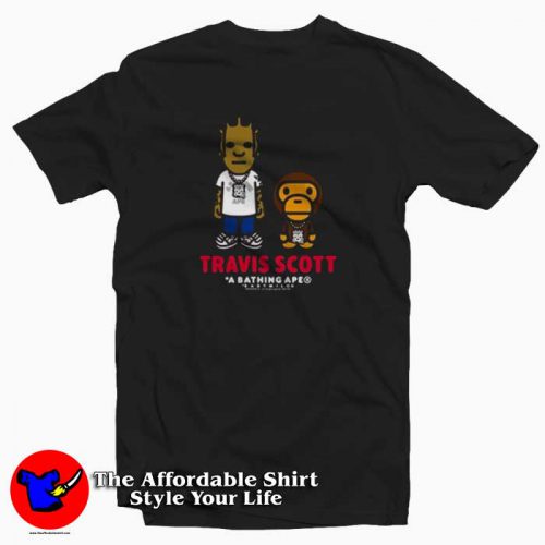 BAPE Travis Scott 500x500 Cheap BAPE Travis Scott T Shirt Supreme Collection