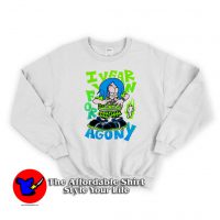 Billie Eilish Official Agony White Sweatshirt