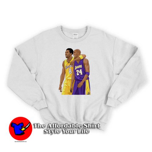 Black Mamba Purple and Gold Los Angeles 500x500 Black Mamba Purple and Gold Los Angeles Sweatshirt Lakers Legend