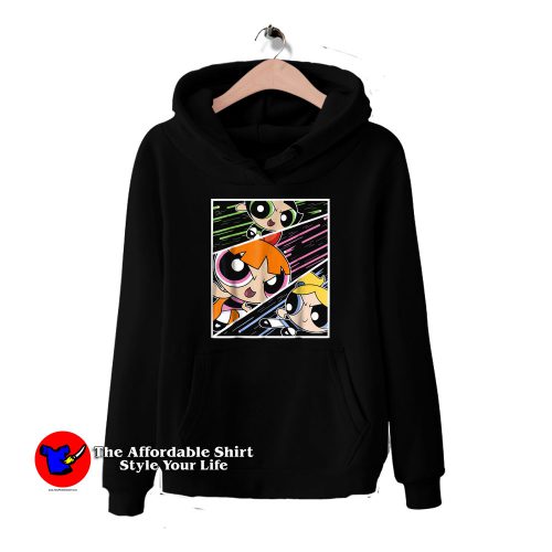 CN Powerpuff Girls The Trio Panel Light Show 500x500 CN Trio Girls Powerpuff Light Show Hoodie