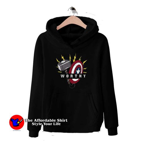 Captain America Hammer Shield Pullover Hoodie 500x500 Captain America Hammer Shield Pullover Hoodie