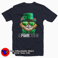 Cat Leprechaun Shamrock T-Shirt