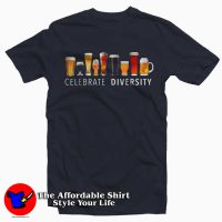 Celebrate Diversity Craft Beer Drinking T-Shirt