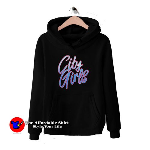 City Girls Neon Logo 500x500 City Girls Neon Logo Hoodie