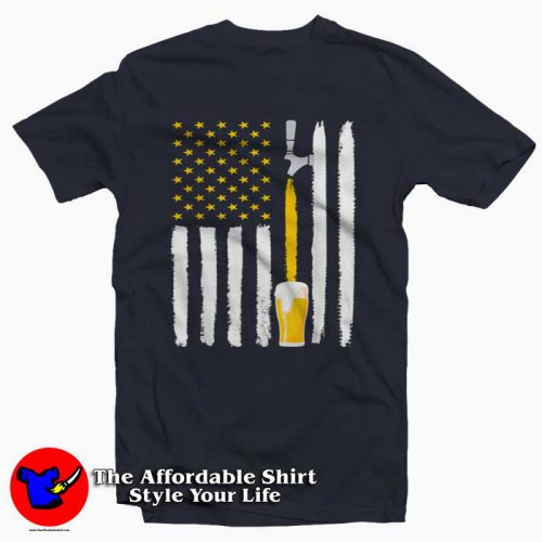 Craft Beer American Flag USA T Shirt 500x500 Craft Beer American Flag USA T Shirt Gift Irish Day