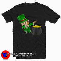 Dabbing Leprechaun Pot of Gold T-Shirt