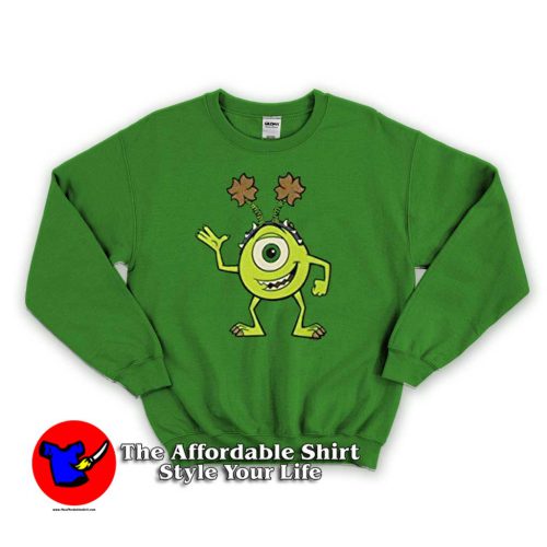 Disney Monsters INC St Patricks Day Irish 500x500 Disney Monsters INC Cheap Sweatshirt Gift St Patricks Day Irish