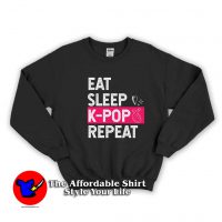 Eat Sleep K-Pop Repeat Sweatshirt