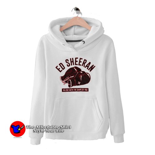 Ed Sheeran Shape Of You White Hoodie 500x500 Ed Sheeran Shape Of You White Hoodie