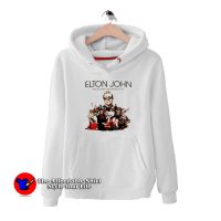 Elton John Rocketman On White Tour Hoodie